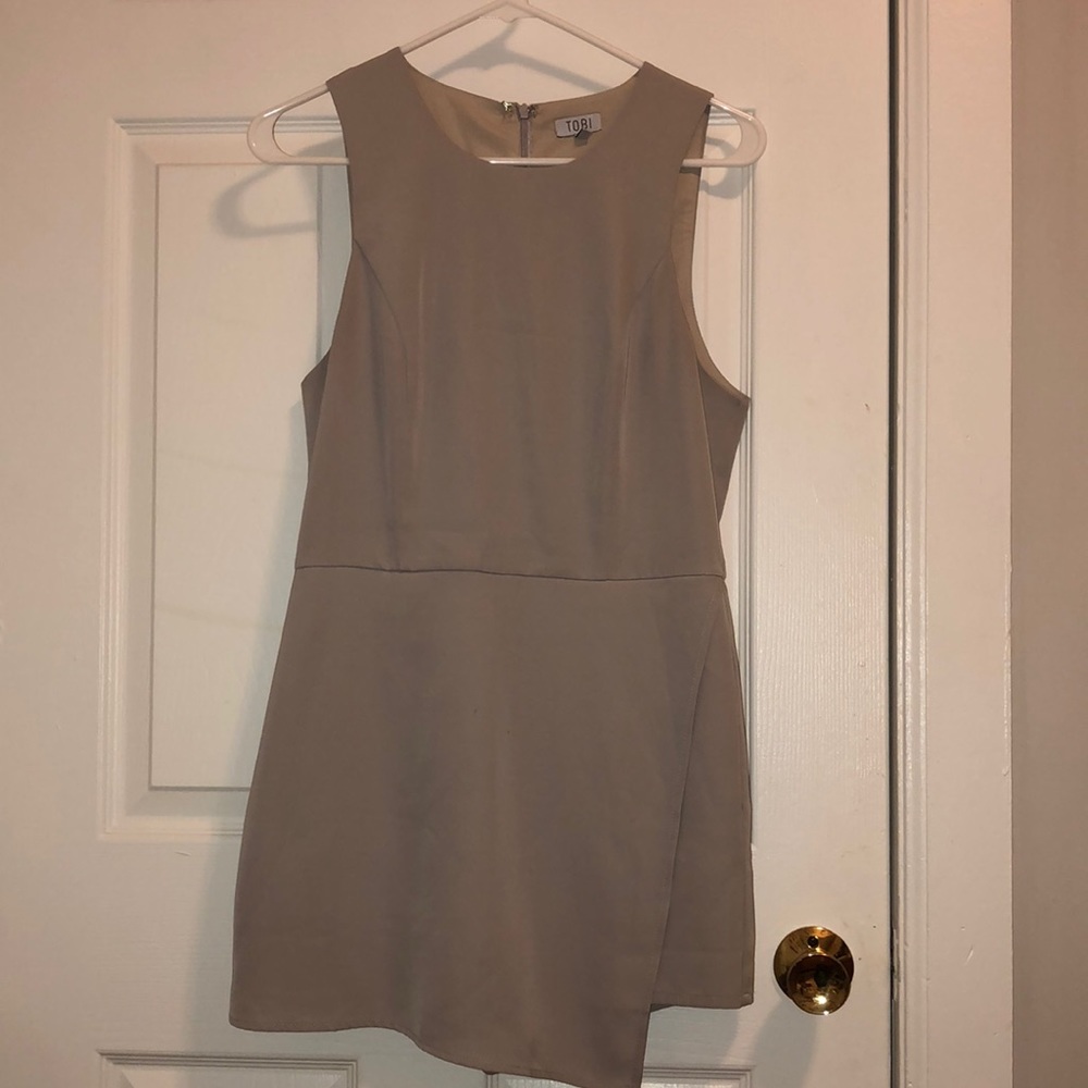 Grey romper dress (tight fit)